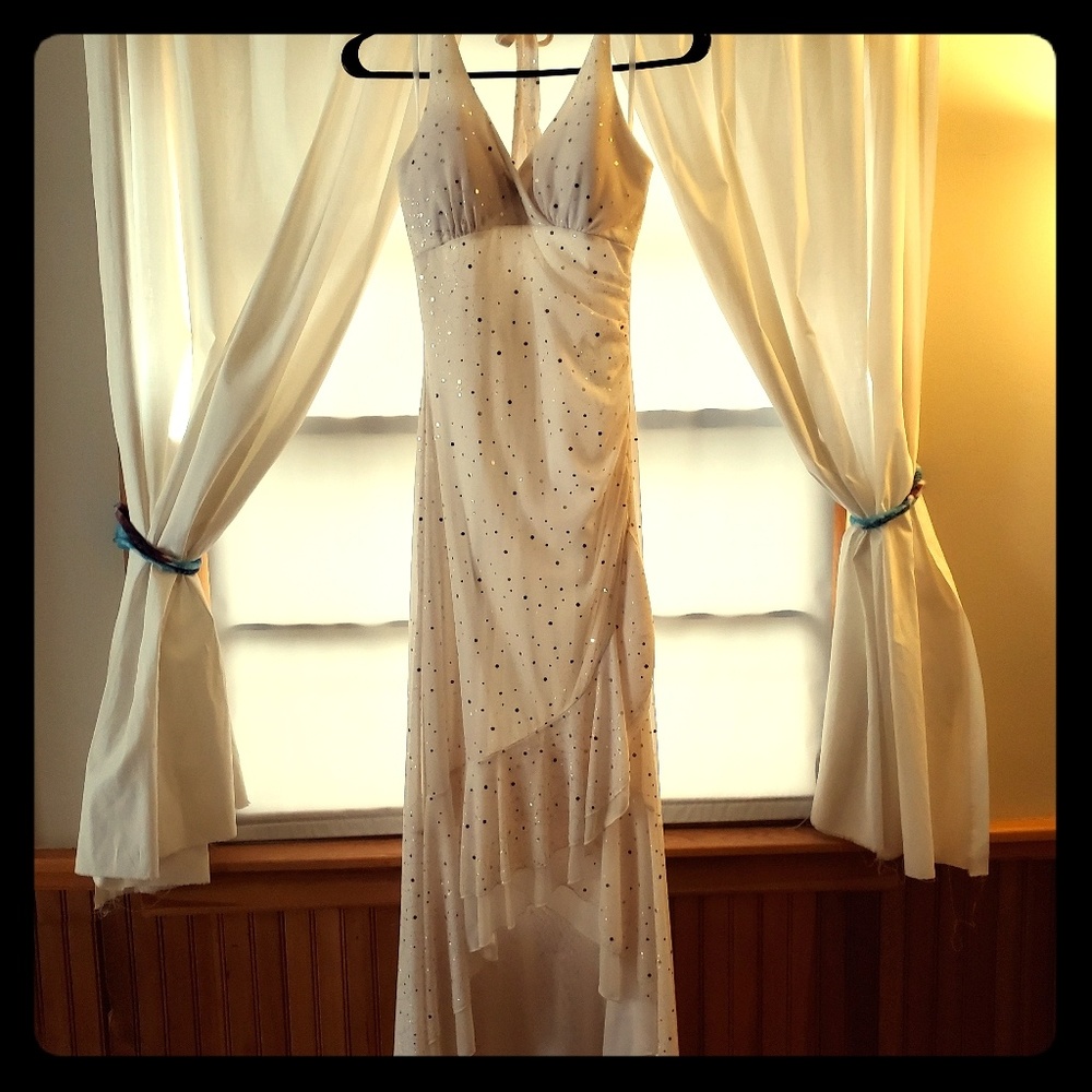 Hi low halter "New Years Eve" dress